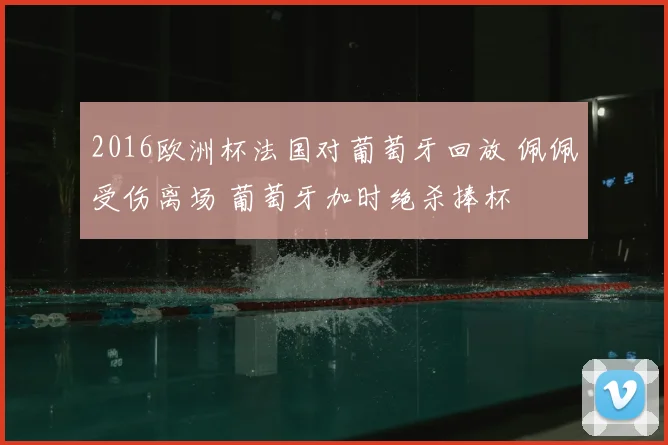 2016欧洲杯法国对葡萄牙回放 佩佩受伤离场 葡萄牙加时绝杀捧杯