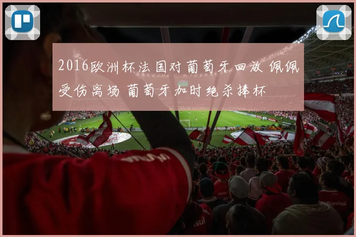 2016欧洲杯法国对葡萄牙回放 佩佩受伤离场 葡萄牙加时绝杀捧杯